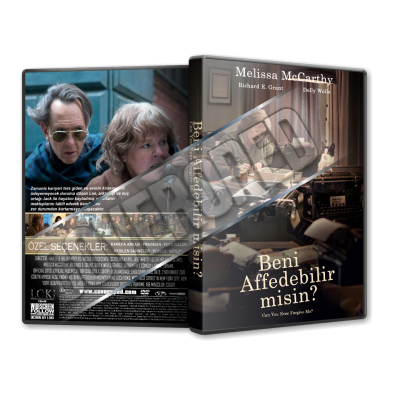 Beni Affedebilir misin - Can You Ever Forgive Me 2018 Türkçe Dvd cover Tasarımı